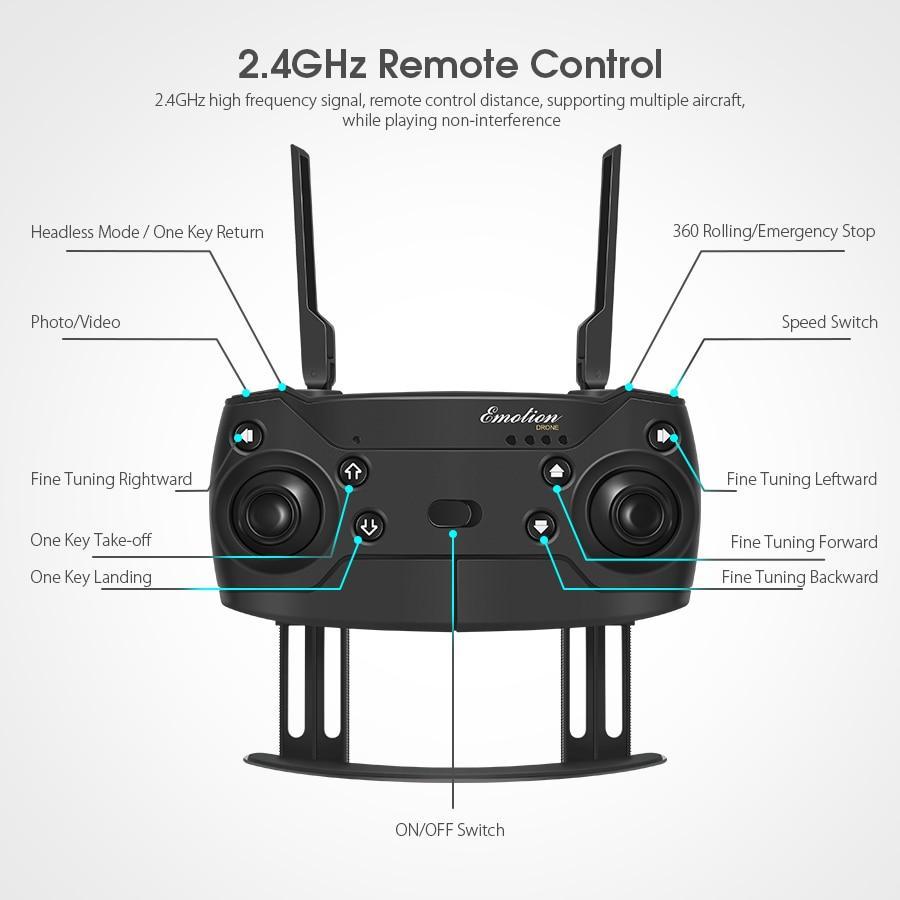 Skanto | Skyhawk HD Foldable Aerial Selfie Drone with 2MP Camera