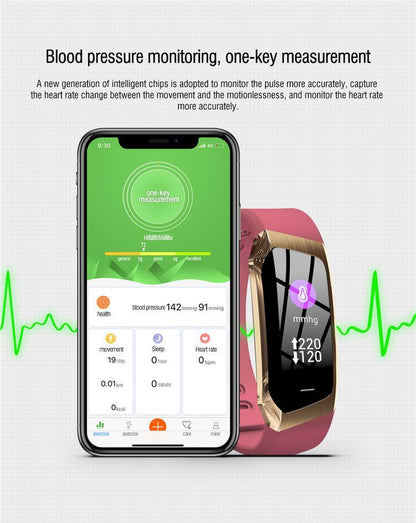 Brehn | Fitband Smartwatch waterproof blood pressure oxygen heart rate monitor sport band