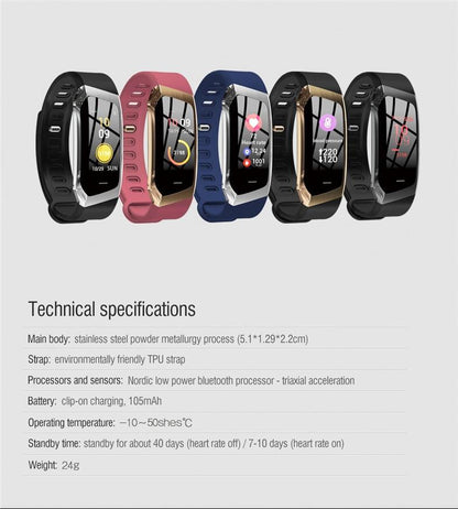 Brehn | Fitband Smartwatch waterproof blood pressure oxygen heart rate monitor sport band