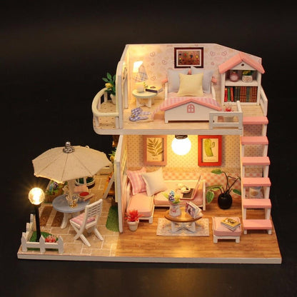 BowLift | DIY Miniyature Pink Loft Villa