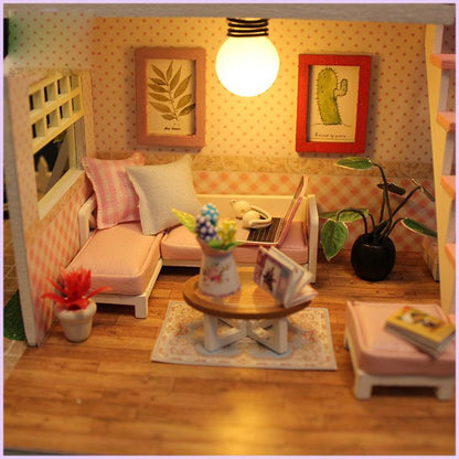 BowLift | DIY Miniyature Pink Loft Villa