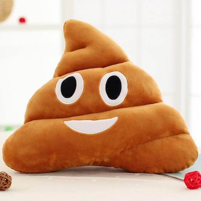Poop Face Emoji Pillows | Bowlift