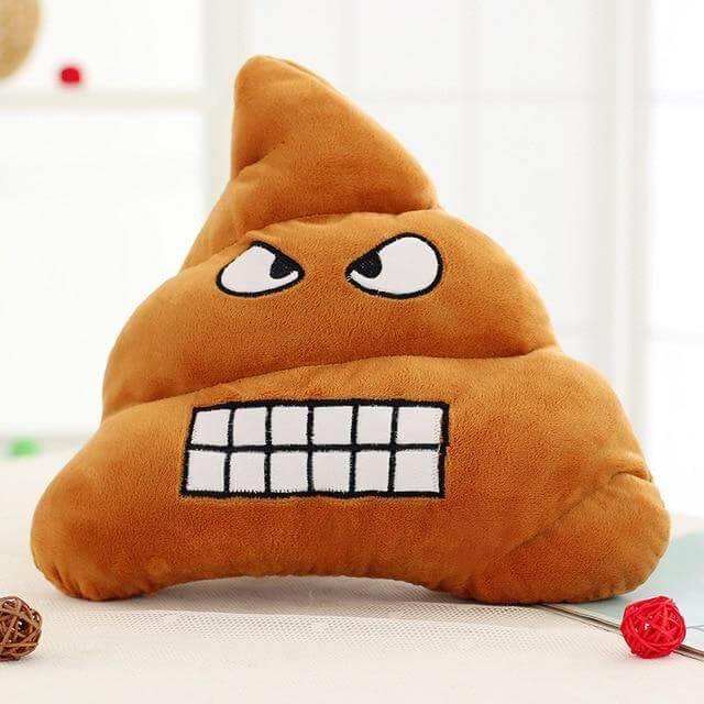 Poop Face Emoji Pillows | Bowlift