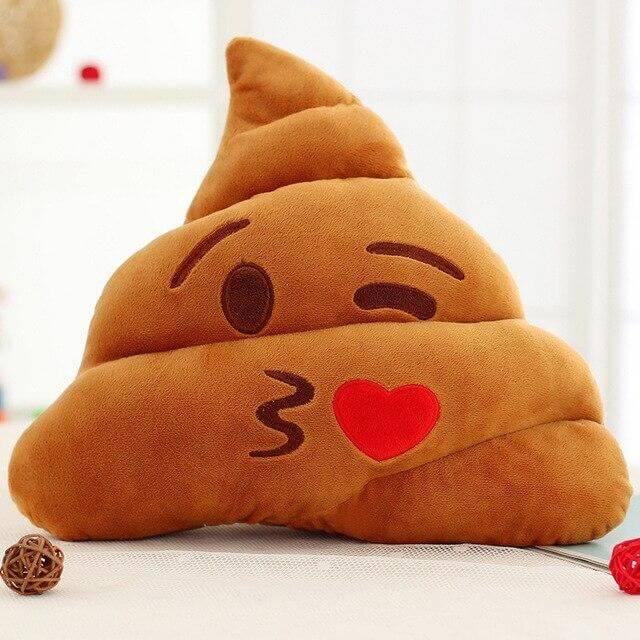 Poop Face Emoji Pillows | Bowlift