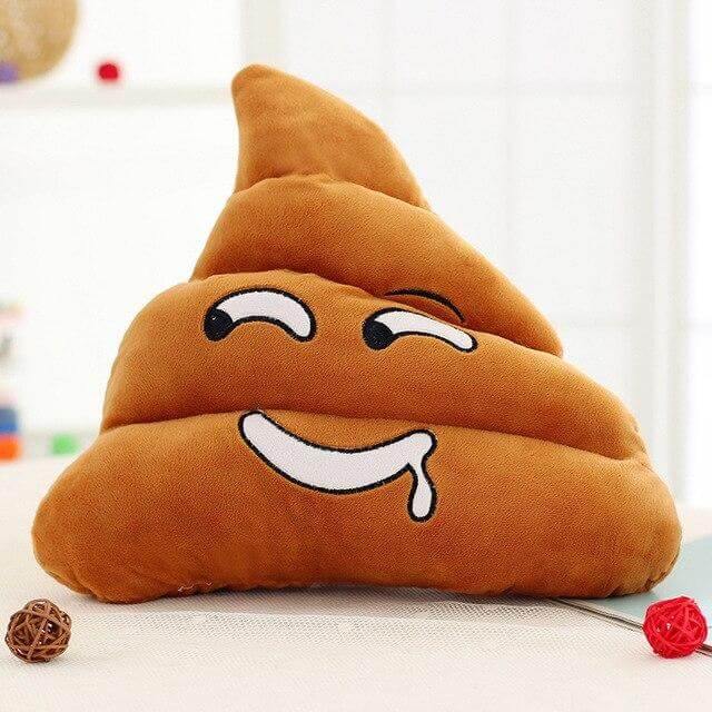 Poop Face Emoji Pillows | Bowlift