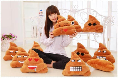 Poop Face Emoji Pillows | Bowlift
