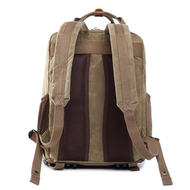 Skanto | Waterproof Waxed Canvas Camera Backpack