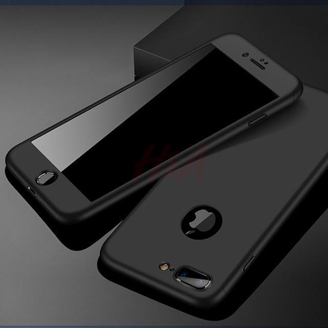 BowLift | 360 Full Protection Phone Case For iPhone With Front Glass Cover