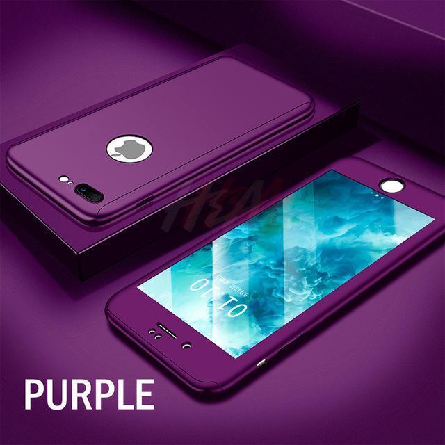BowLift | 360 Full Protection Phone Case For iPhone With Front Glass Cover