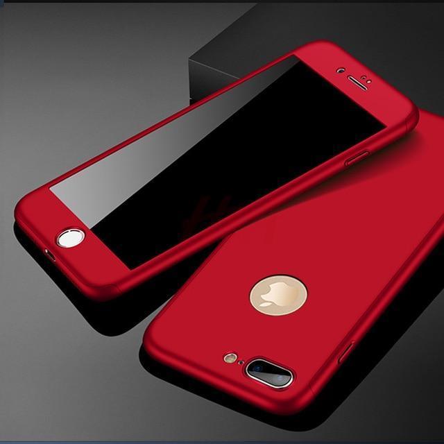 BowLift | 360 Full Protection Phone Case For iPhone With Front Glass Cover