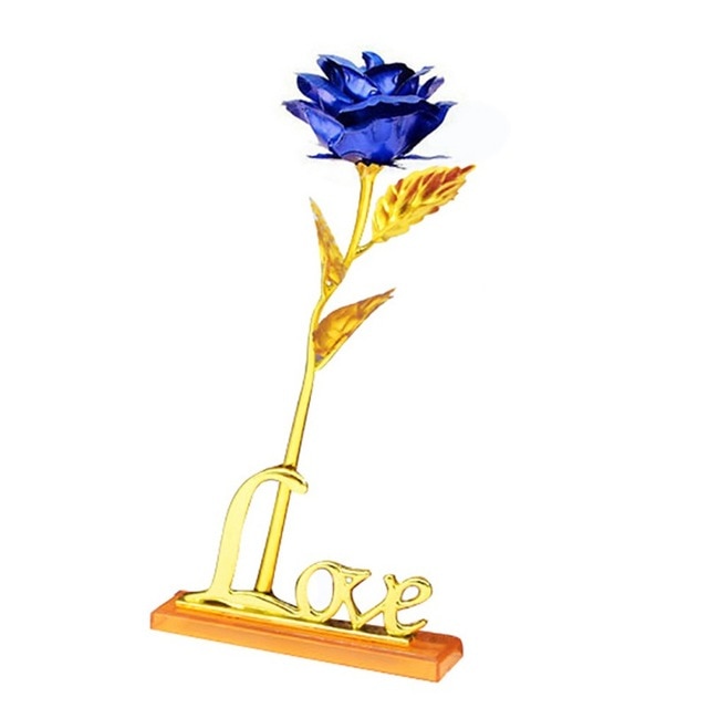 24k gold-plated rose | Includes certificate and luxurious gift box