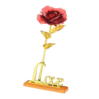 24k gold-plated rose | Includes certificate and luxurious gift box