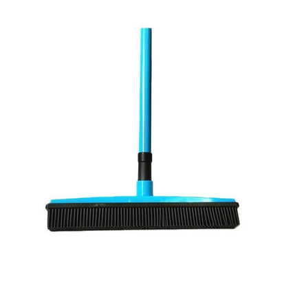 Brehn | Broom with natural rubber squeegee, for multiple surfaces and for removing pet hair