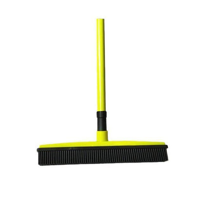 Brehn | Broom with natural rubber squeegee, for multiple surfaces and for removing pet hair