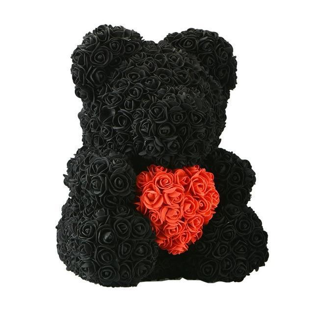 Rose Teddy Bear with Heart | Skanto