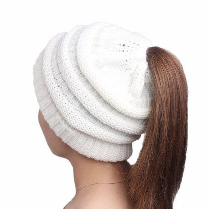 Skanto | Ponytail Beanie Hat for Women