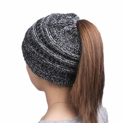 Skanto | Ponytail Beanie Hat for Women