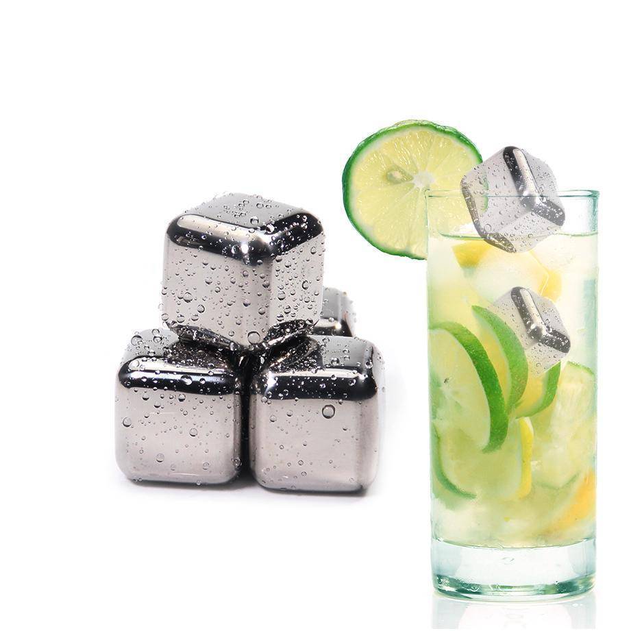 BowLift | Stainless Steel Ice Cubes - Reusable Chilling Stones and Beer Coolers