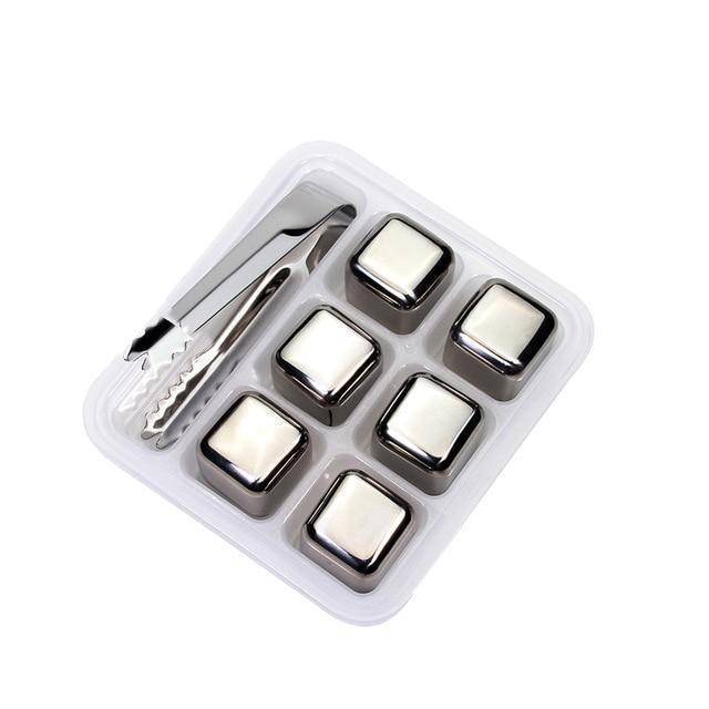 BowLift | Stainless Steel Ice Cubes - Reusable Chilling Stones and Beer Coolers