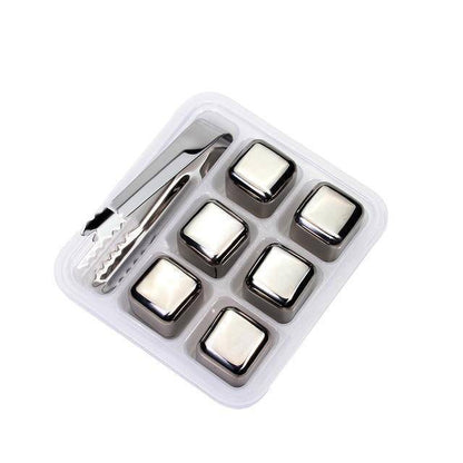 BowLift | Stainless Steel Ice Cubes - Reusable Chilling Stones and Beer Coolers