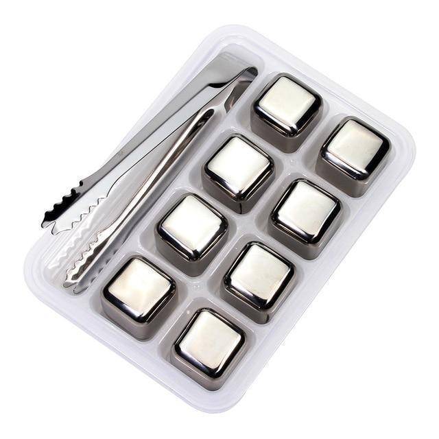BowLift | Stainless Steel Ice Cubes - Reusable Chilling Stones and Beer Coolers