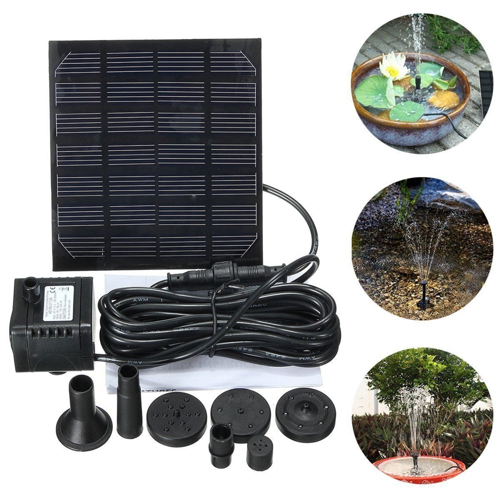 Skanto | Sun Fountain "Sun Fountain" for Pond or Birdbath – With 4 Spray Heads