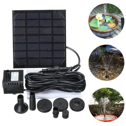 Skanto | Sun Fountain "Sun Fountain" for Pond or Birdbath – With 4 Spray Heads