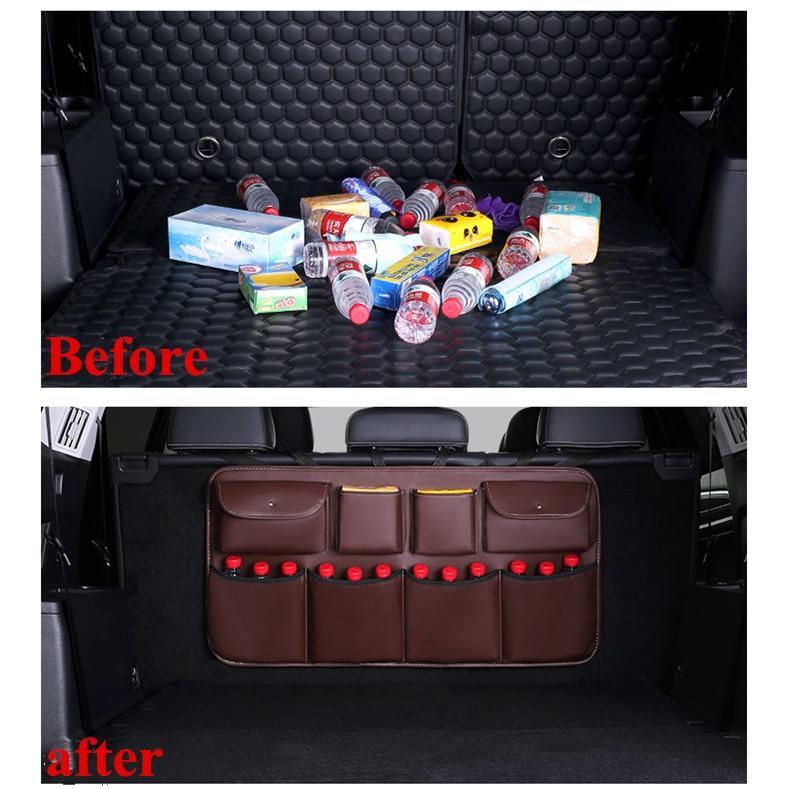 PU Leather Car Trunk Organizer | Bowlift