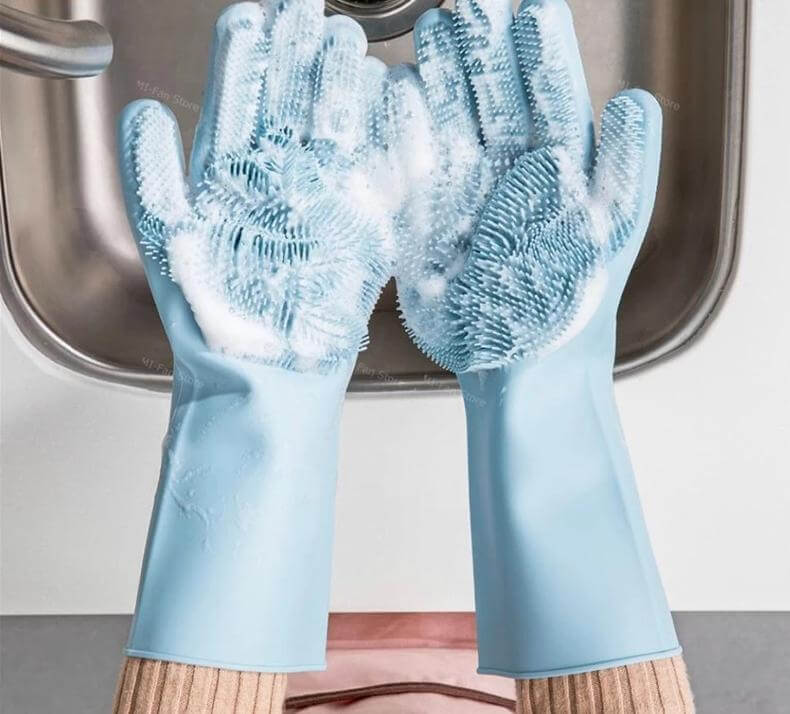 BowLift | Non-Slip Magic Silicone Cleaning Gloves