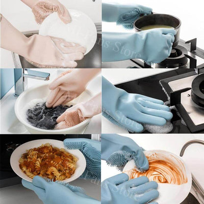 BowLift | Non-Slip Magic Silicone Cleaning Gloves