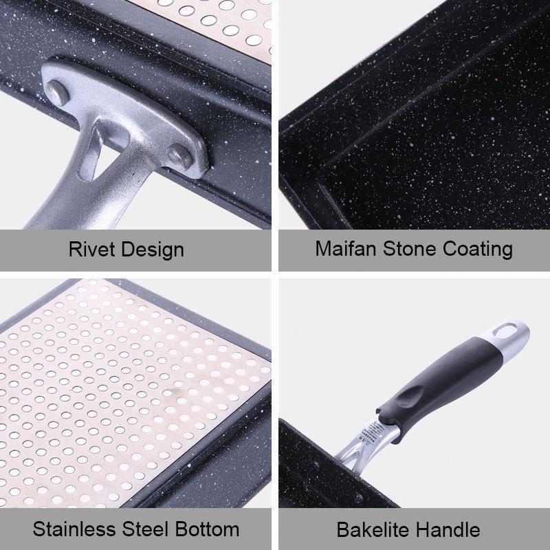 BowLift | Tamagoyaki Pan Rectangle Frying Pan Japanese Omelette Pan/Egg Pan