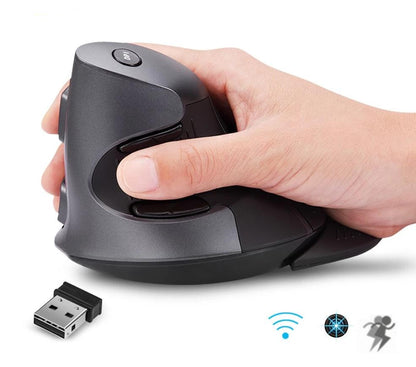 Ergonomic Vertical Wireless 6 Button Mouse | Bowlift
