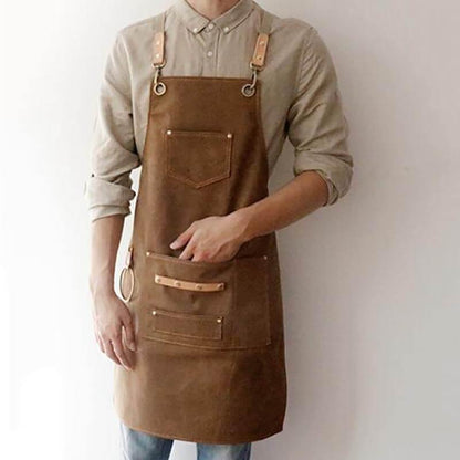Vintage Leather Chef's Apron | Brehn