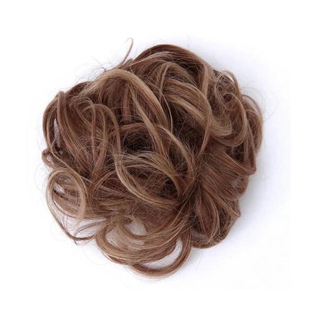 Messy Bun Fake Hair Scrunchie | Skanto