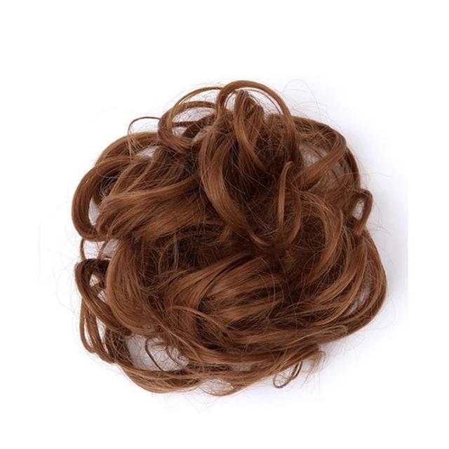 Messy Bun Fake Hair Scrunchie | Skanto