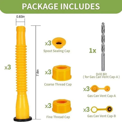 BowLift | Upgraded Replacement Gas Can Spout with Flexible Nozzle