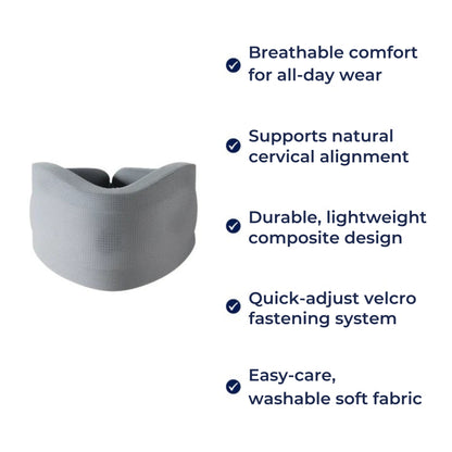 Pain Relief & Posture Support – Soft Foam Breathable Padding – Adults with Neck Pain Relief Bowlift