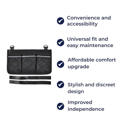 Quick Access Storage – Reflective Durable Fabric – Daily Independence Skanto