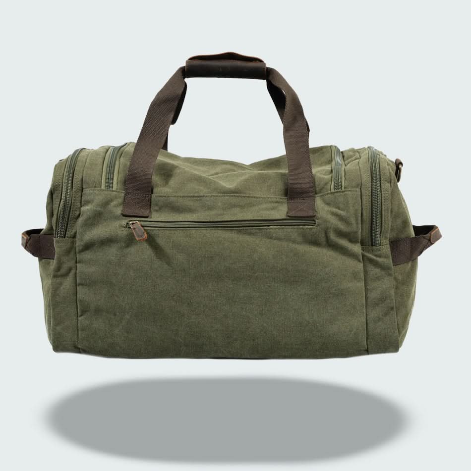 Skanto | Vanguard Waxed Canvas & Leather Travel Duffle – 36,5L