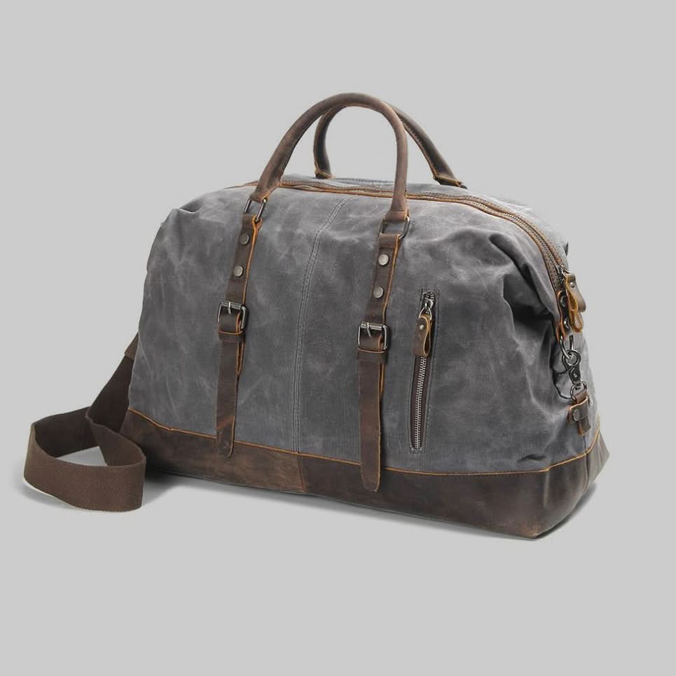 BowLift | Valour Canvas & Leather Travel Duffle Bag – 35L