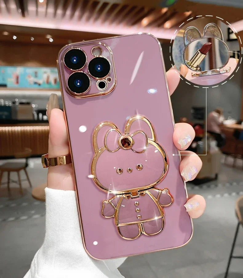 Skanto | 3D Rabbit Korean Style Mirror iPhone Case