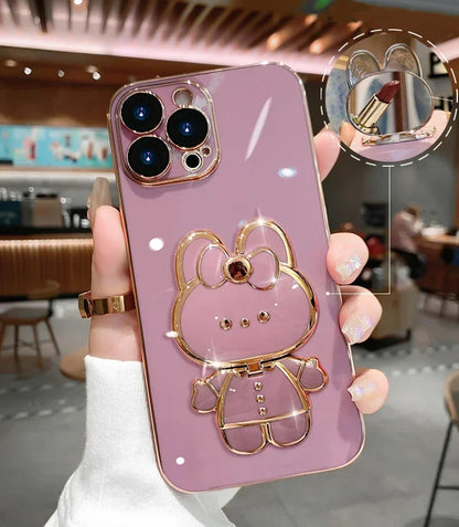 Skanto | 3D Rabbit Korean Style Mirror iPhone Case