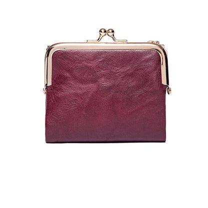 BowLift | Wallet Purse | Vintage Kiss Lock Small PU Leather