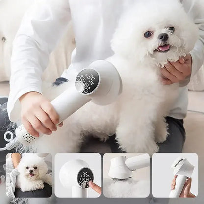 Skanto | PURRFECTDry – Quiet 2-in-1 Pet Dryer and Brush for Stress-Free Grooming