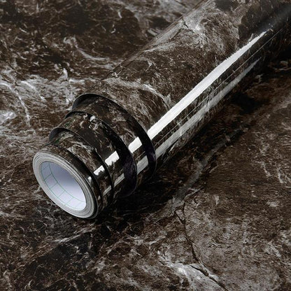 PVC Solid Vinyl Marble Wallpaper Waterproof Self-adhesive Wallpaper | Bowlift