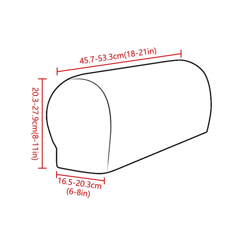 BowLift | Stretch Armrest Covers – Spandex Covers for Chairs & Armchairs, Set of 2, Bordeaux