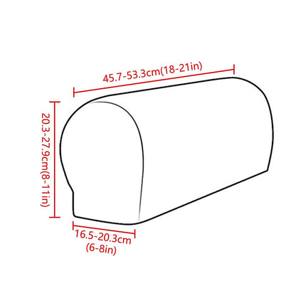 BowLift | Stretch Armrest Covers – Spandex Covers for Chairs & Armchairs, Set of 2, Bordeaux