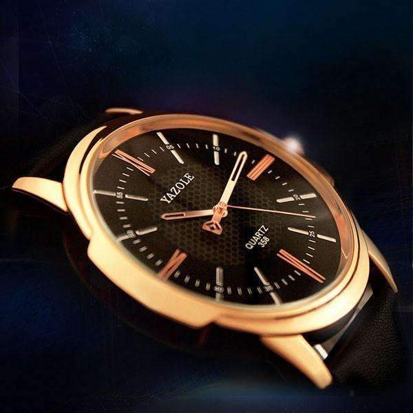 Skanto | Men's Watch Gold Quartz Watch