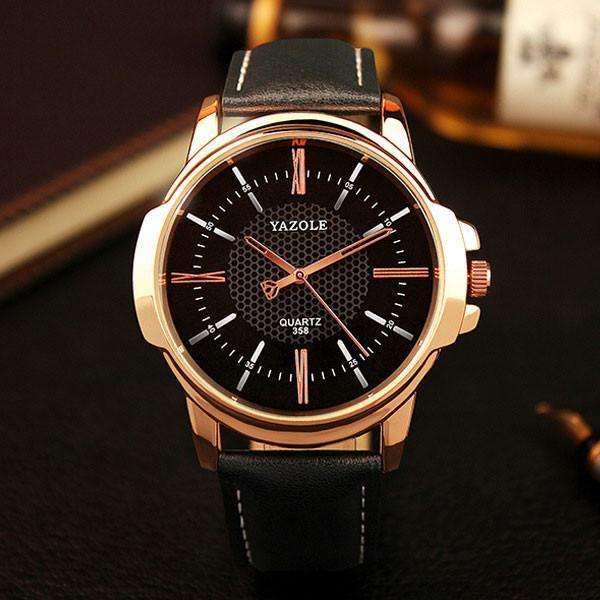 Skanto | Men's Watch Gold Quartz Watch