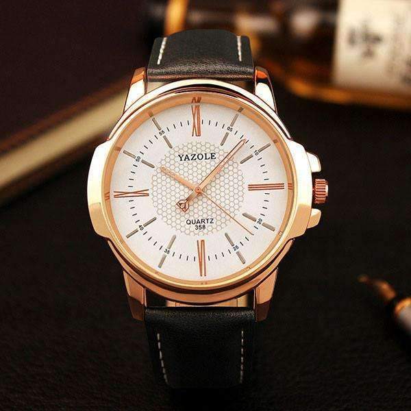 Skanto | Men's Watch Gold Quartz Watch